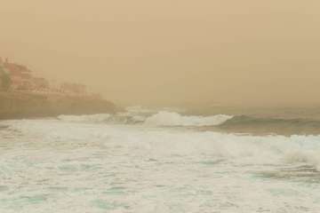 Telde advierte del peligro del baño en las playas del municipio (Foto Antonio Rico)